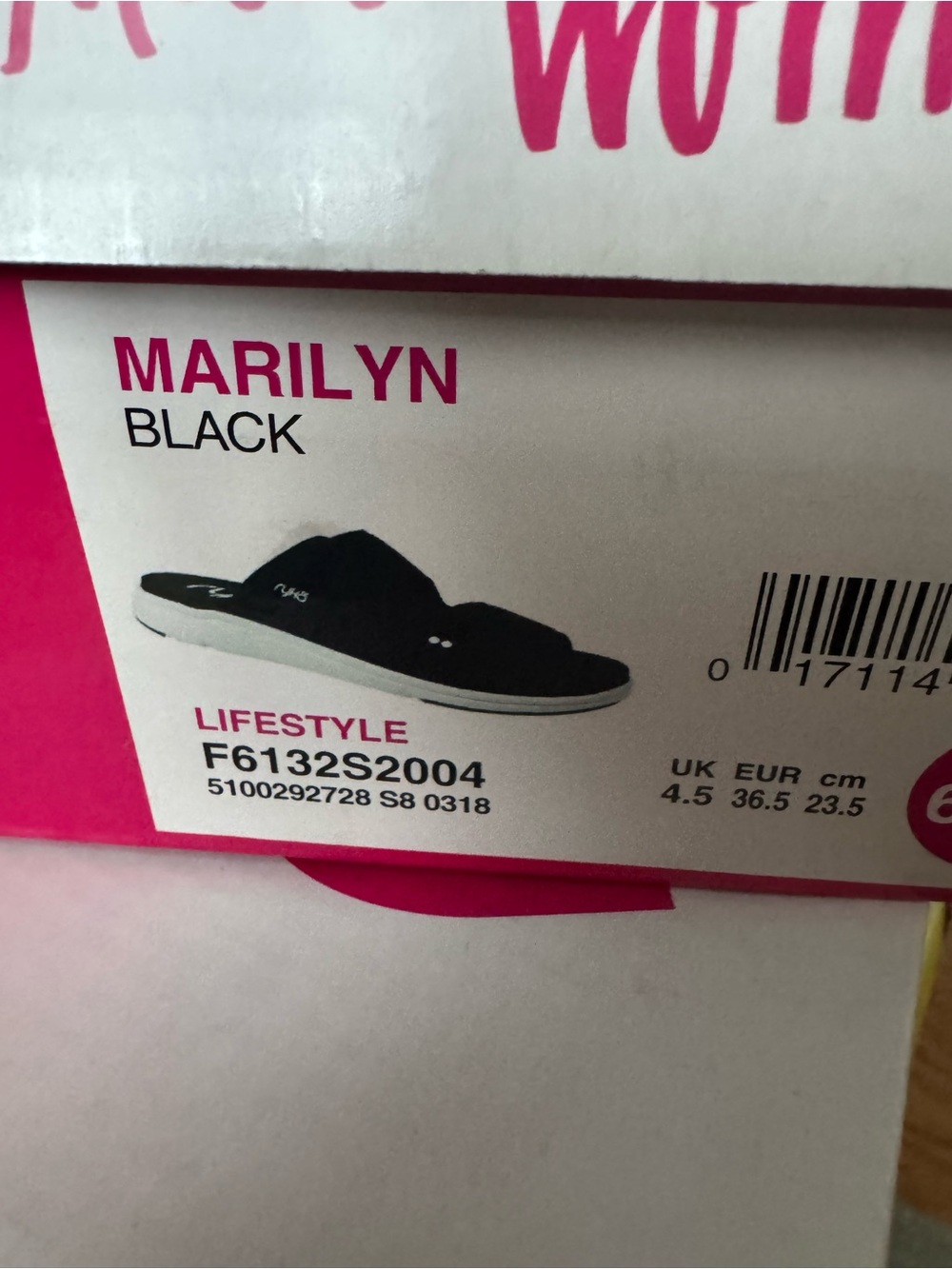Ryka Marilyn Black Slip-On Sandals
